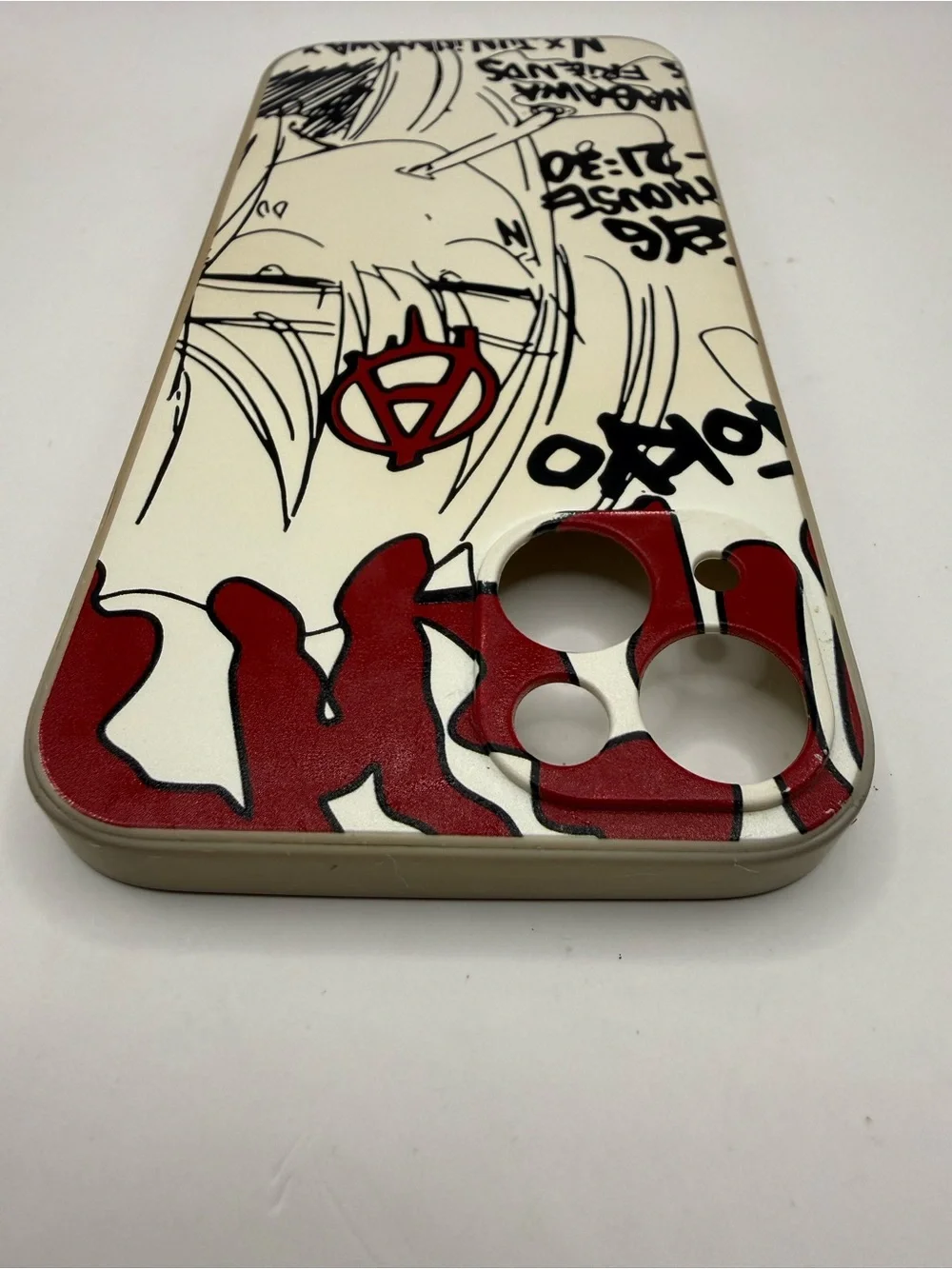 iPhone 13 Phone Case Anime Tokyo Nagawa & Friends White & Black Line Art